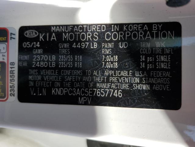 KNDPC3AC5E7657746 KIA Sportage Ex