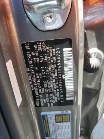 5XYPG4A33KG546721 KIA SORENTO L