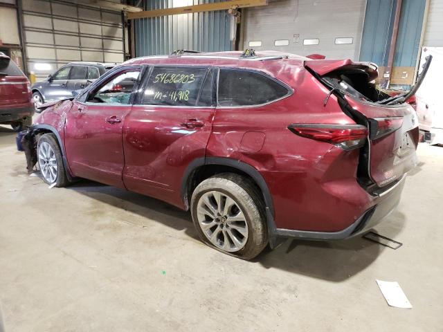 VIN 5TDDZRBH6LS003551 2020 Toyota Highlander, Limited no.2