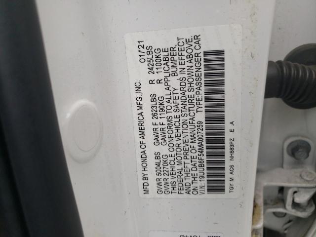 2021 ACURA TLX TECH A - 19UUB6F54MA007259