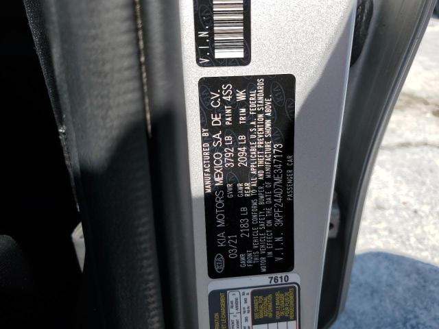 3KPF24AD7ME347173 KIA FORTE FE