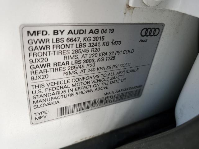 VIN WA1LAAF78KD042460 2019 Audi Q7, Premium Plus no.13