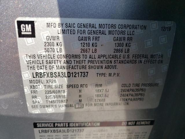 LRBFXBSA3LD121737 Buick Envision Preferred