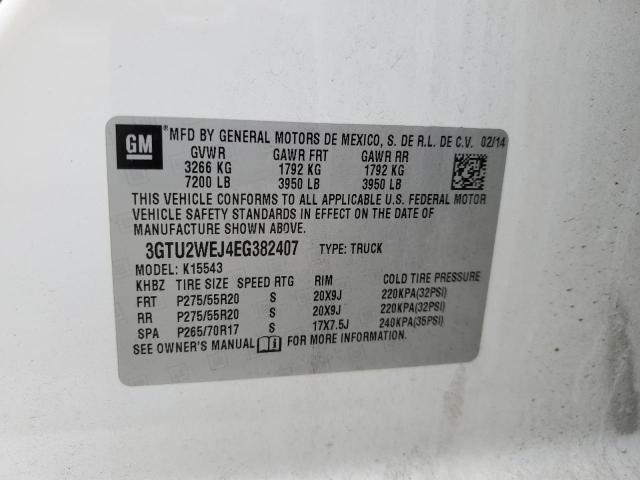 3GTU2WEJ4EG382407 GMC Sierra K1500 Denali