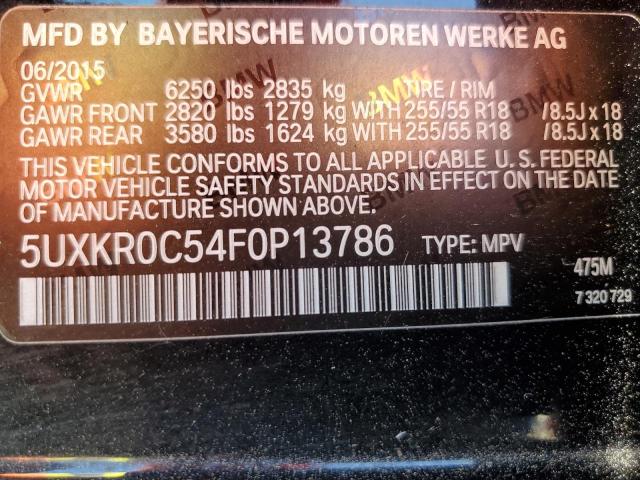 5UXKR0C54F0P13786 2015 BMW X5, photo no. 12