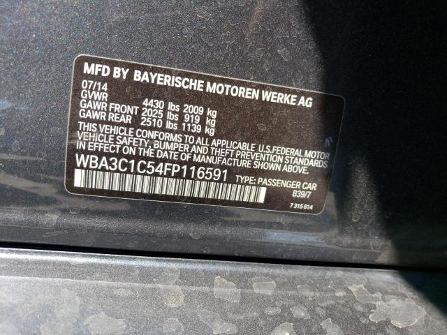 WBA3C1C54FP116591 BMW 328 I Sulev