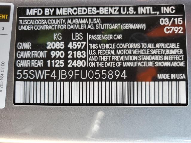 55SWF4JB9FU055894 Mercedes-Benz C 300
