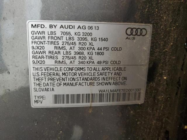 WA1LMAFE7ED001330 2014 AUDI Q7, photo no. 13