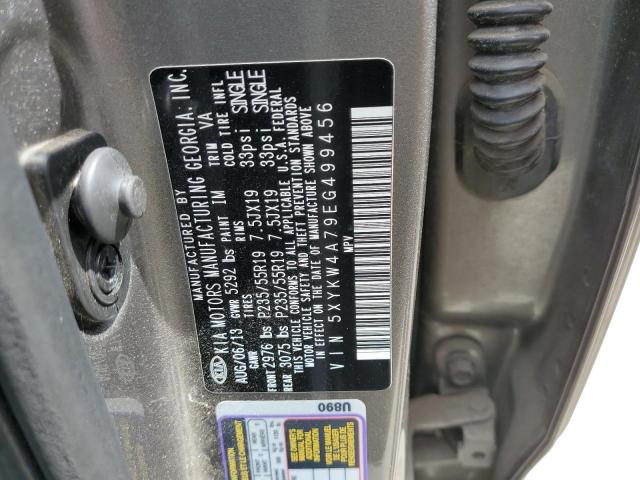 5XYKW4A79EG499456 KIA SORENTO SX
