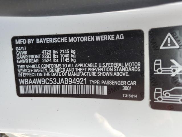 2018 BMW 440XI WBA4W9C53JAB94921