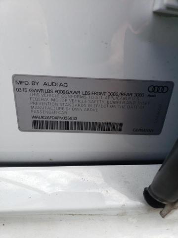 2015 AUDI S8 QUATTRO - WAUK2AFDXFN035933