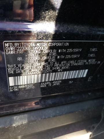 JTEAAAAH0NJ102472 Toyota VENZA LE