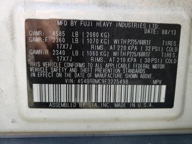4S4BRBMC9E3225498 Subaru Outback 2.5i Limited