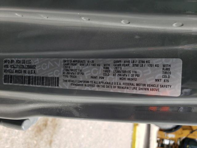 1C6JJTEG3LL208652 Jeep Gladiator Mojave