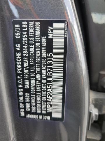 2018 PORSCHE MACAN TURB - WP1AF2A51JLB71315