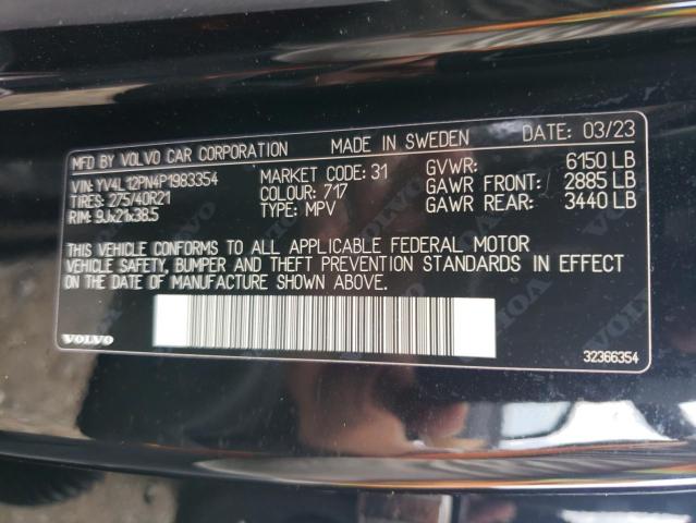 2023 VOLVO XC90 PLUS YV4L12PN4P1983354