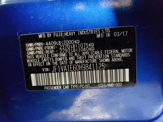 JF1VA1E60H9841125 Subaru Wrx Premium