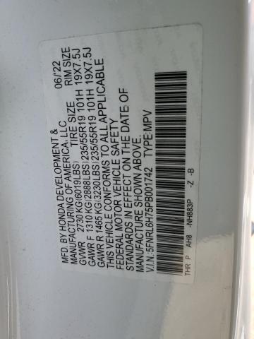2023 HONDA ODYSSEY SP 5FNRL6H75PB001742