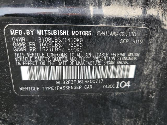 ML32F3FJ6LHF00717 Mitsubishi Mirage G4 Es