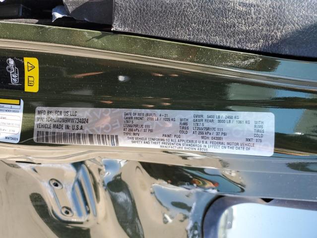 1C4HJXDN9MW734024 Jeep Wrangler Unlimited Sport