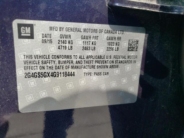 2G4GS5GX4G9118444 Buick Regal Premium