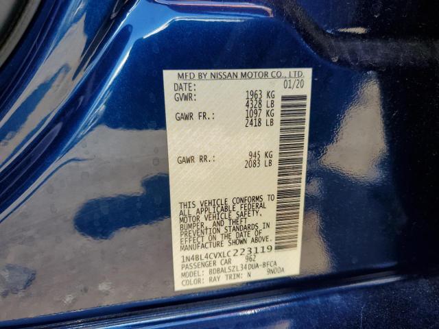1N4BL4CVXLC223119 Nissan ALTIMA SR