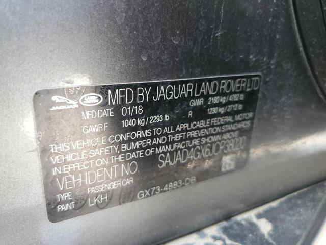 2018 JAGUAR XE PREMIUM - SAJAD4GX6JCP38020
