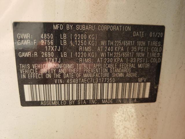 4S4BTAEC7L3177250 Subaru Outback Premium