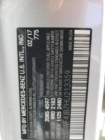 55SWF4JB7HU213359 Mercedes-Benz C 300