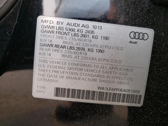 VIN WA1LFAFP0EA051869 2014 Audi Q5, Premium Plus no.13