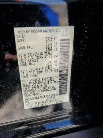 5N1AZ2MG1FN222390 Nissan MURANO S