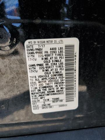 JN8AT2MT8HW403832 Nissan ROGUE S