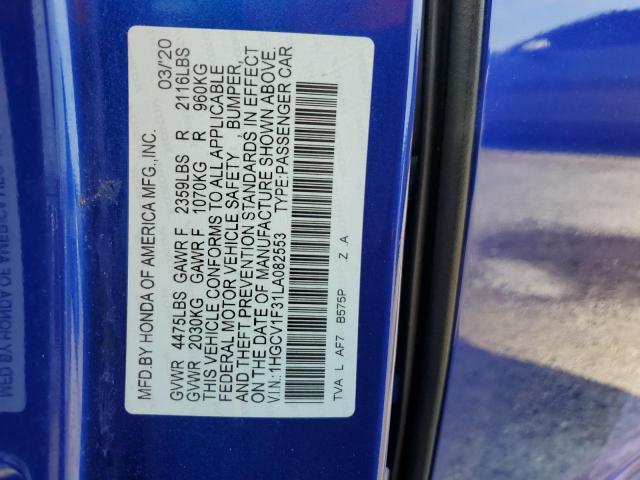2020 HONDA ACCORD SPO - 1HGCV1F31LA082553