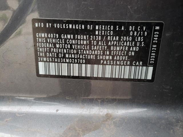 Volkswagen GOLF S 2019 3VWG57AU3KM029709 Image 13