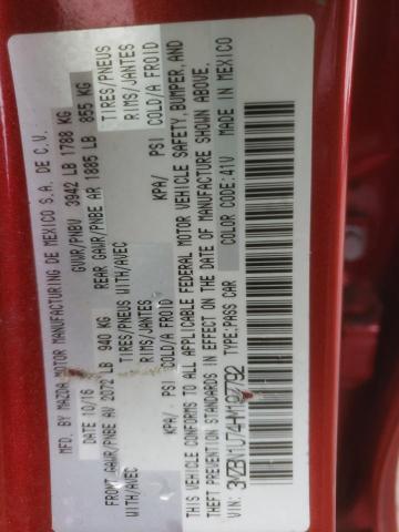 3MZBN1U74HM107792 Mazda 3 SPORT