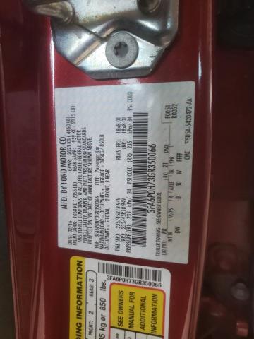 3FA6P0H73GR350066 Ford FUSION SE