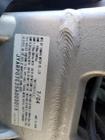 2005 YAMAHA FJR1300 JYARP07E25A003015