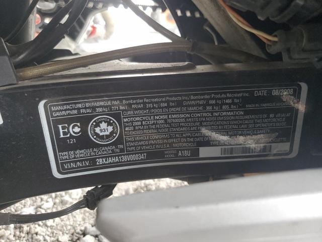 2008 CAN-AM SPYDER ROA - 2BXJAHA138V000347