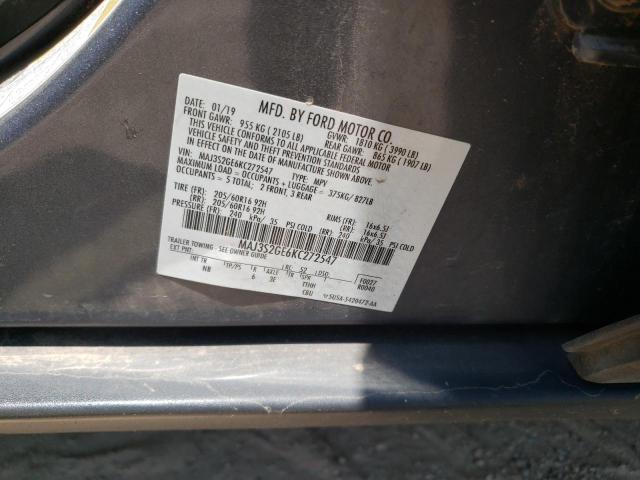 MAJ3S2GE6KC272547 Ford Ecosport Se