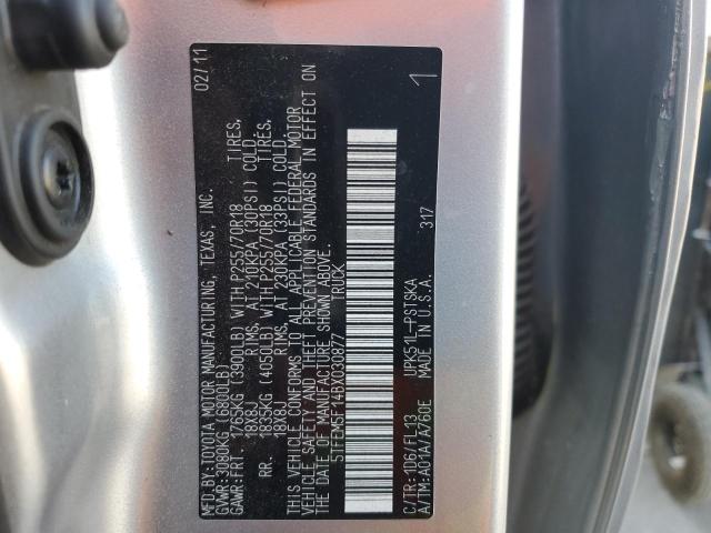 2011 TOYOTA TUNDRA CRE - 5TFEM5F14BX030877
