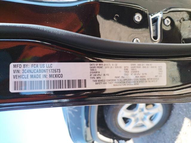Jeep Compass Sport 2022 3C4NJCAB0NT172673 Image 12
