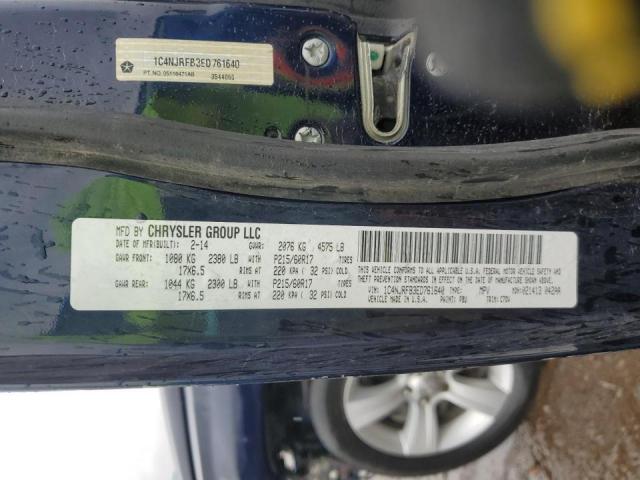 1C4NJRFB3ED761640 Jeep Patriot Latitude
