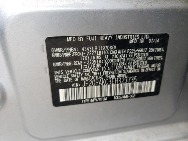 JF2GPAKC3EH323735 Subaru Xv Crosstrek 2.0 Limited