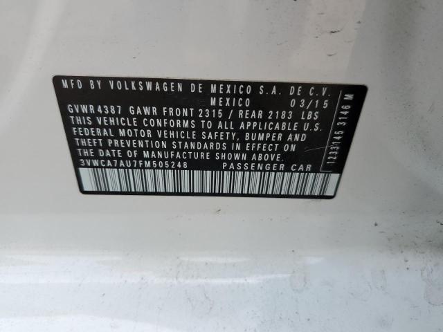 2015 VOLKSWAGEN GOLF SPORT - 3VWCA7AU7FM505248