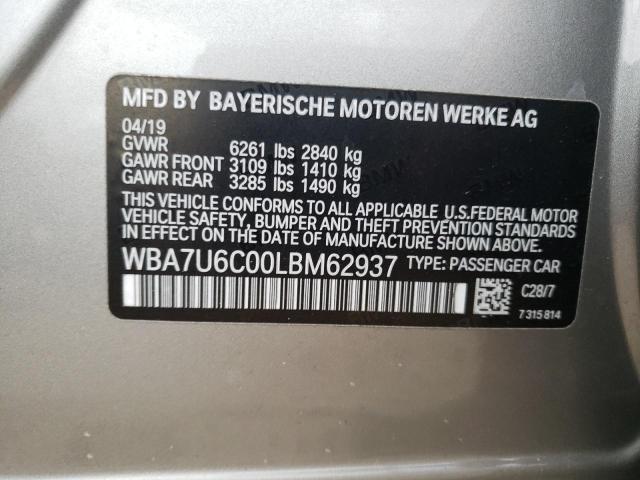 2020 BMW M760 XI - WBA7U6C00LBM62937