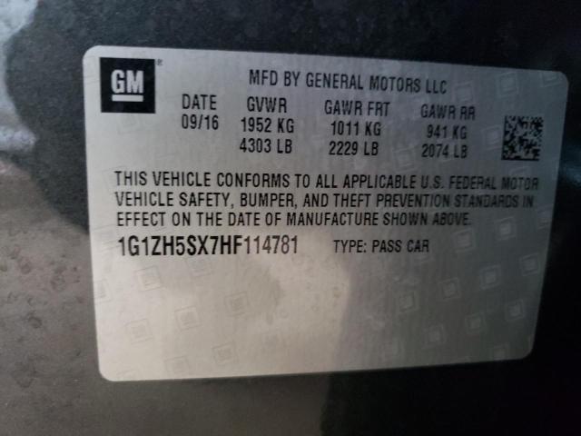 1G1ZH5SX7HF114781 Chevrolet Malibu Premier