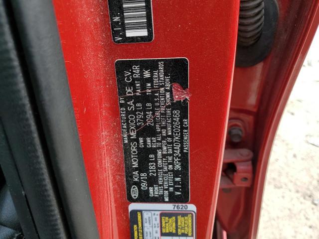 3KPF34AD7KE026468 KIA Forte Gt Line