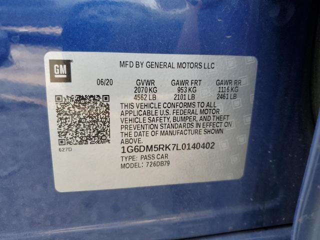 2020 CADILLAC CT5 LUXURY - 1G6DM5RK7L0140402