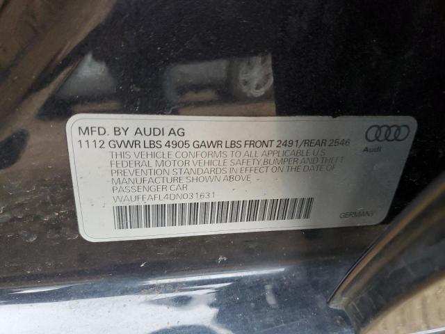 VIN WAUFFAFL4DN031631 2013 Audi A4, Premium Plus no.12