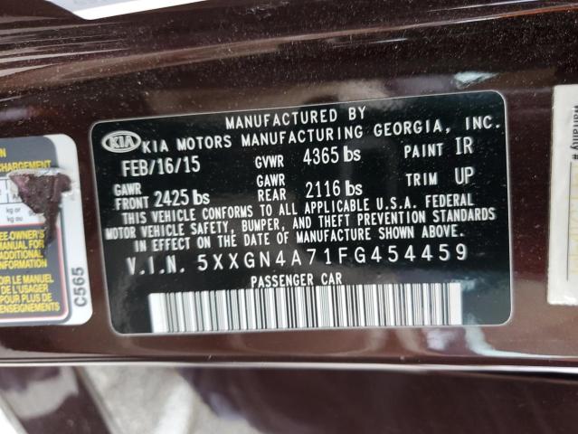 5XXGN4A71FG454459 KIA OPTIMA EX